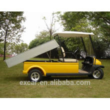 Preço veículo utilitário elétrico, carrinho de golfe 2seats com caixa de carga, carrinho de golfe da China